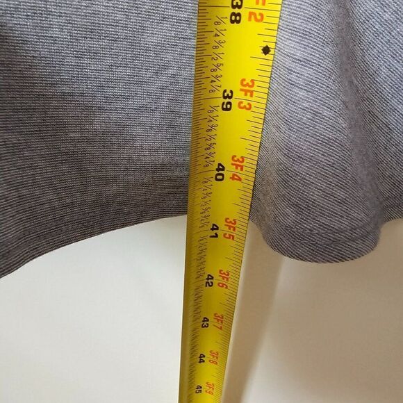 EUC LIKE NEW OLD NAVY GREY FLUTTER SLEEVES MIDI DRESS SIZE LARGE - Picture 16 of 16